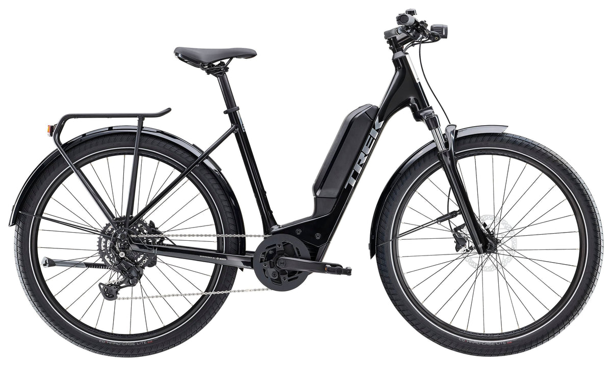 Trek Allant+ 5 Lowstep – sähkökaupunkipyörä, 85 Nm, 800 Wh