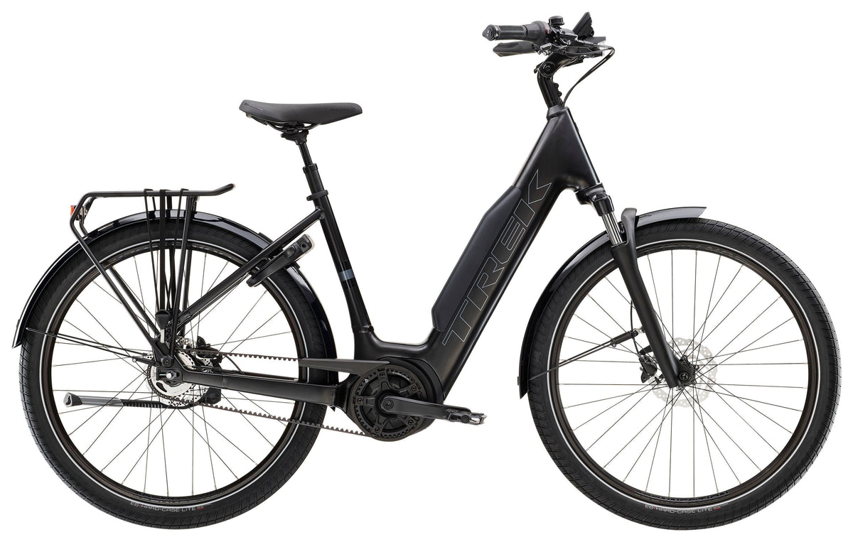 Trek District+ 4 Lowstep – sähköpyörä, 75 Nm, 800 Wh