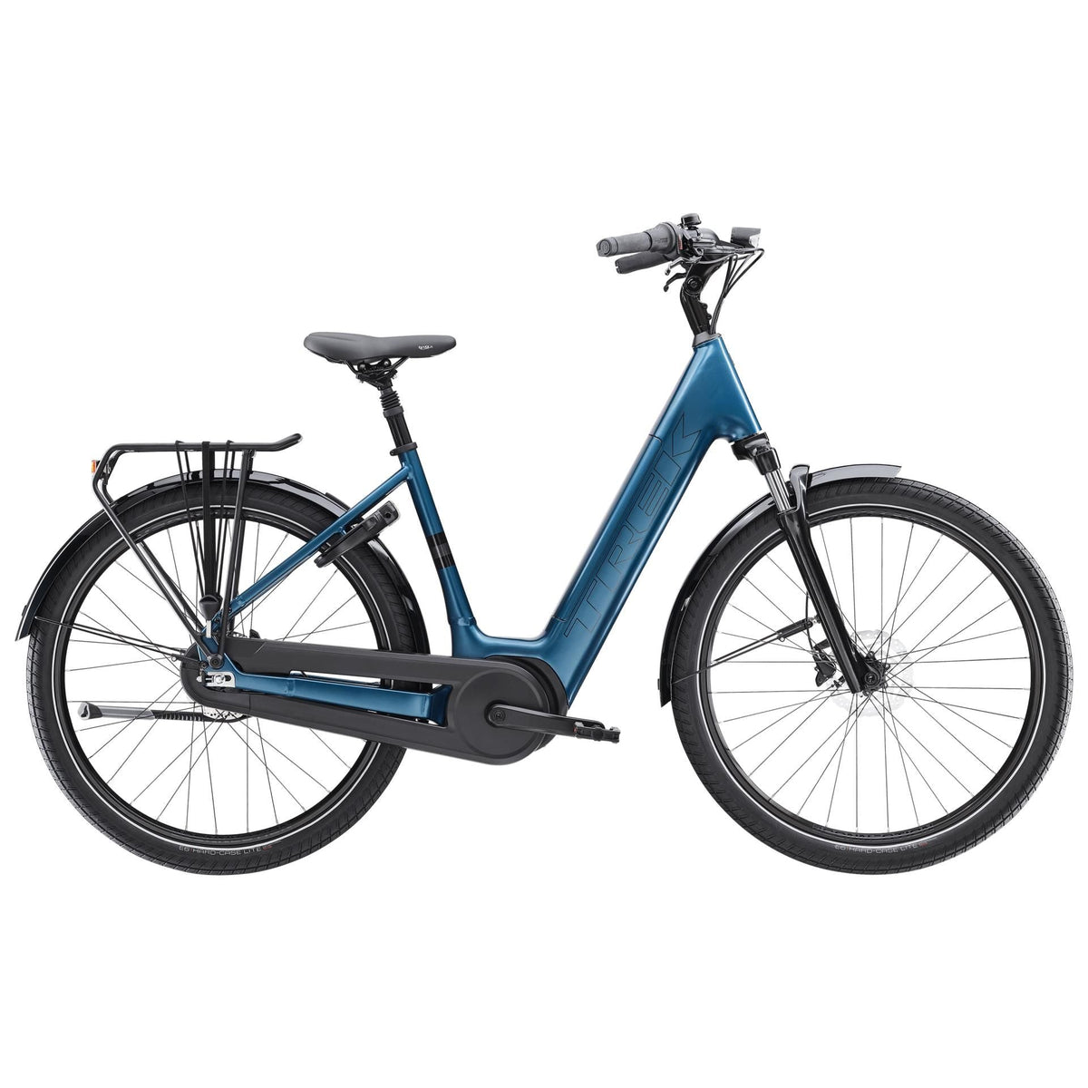 Trek District+ 3 Lowstep – sähkökaupunkipyörä, 50 Nm, 545 Wh