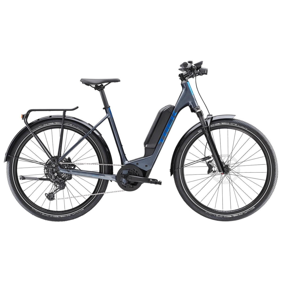 Trek Allant+ 6 Lowstep – sähkökaupunkipyörä, 85 Nm, 545 Wh
