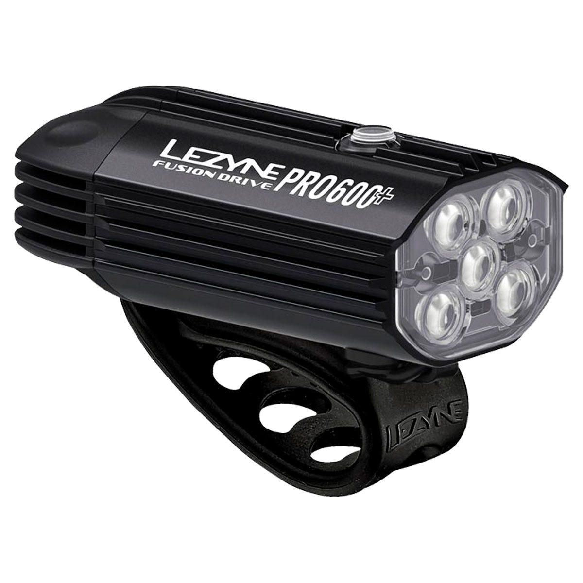 Lezyne Ladattava etuvalo Fusion Drive Pro 600  musta